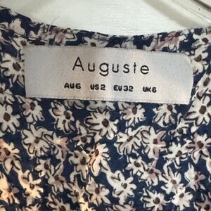 Auguste The Label Blue and White Floral Maxi Dress